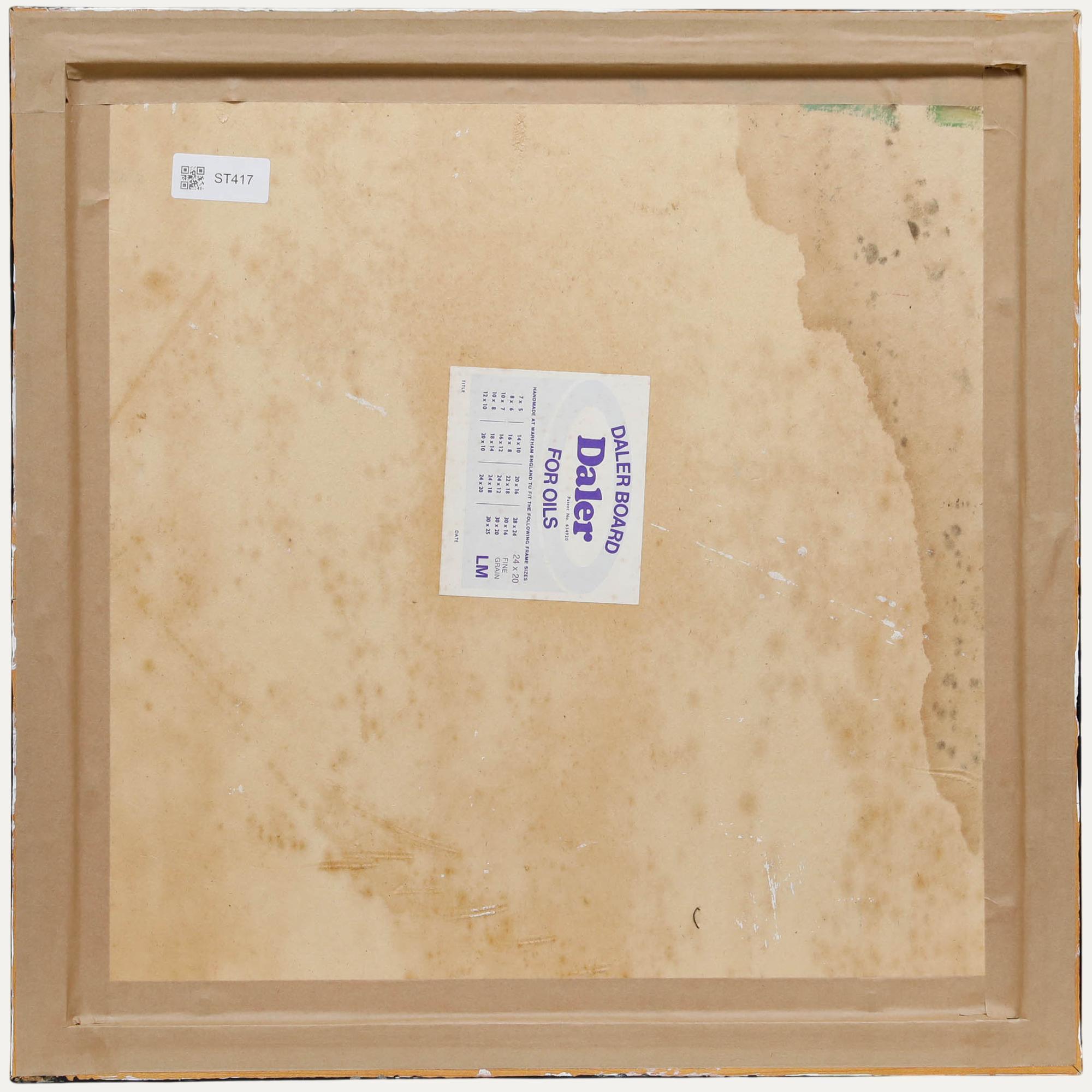 Öl des 20. Jahrhunderts - Stillleben mit Äpfeln (Braun), Still-Life Painting, von Unknown