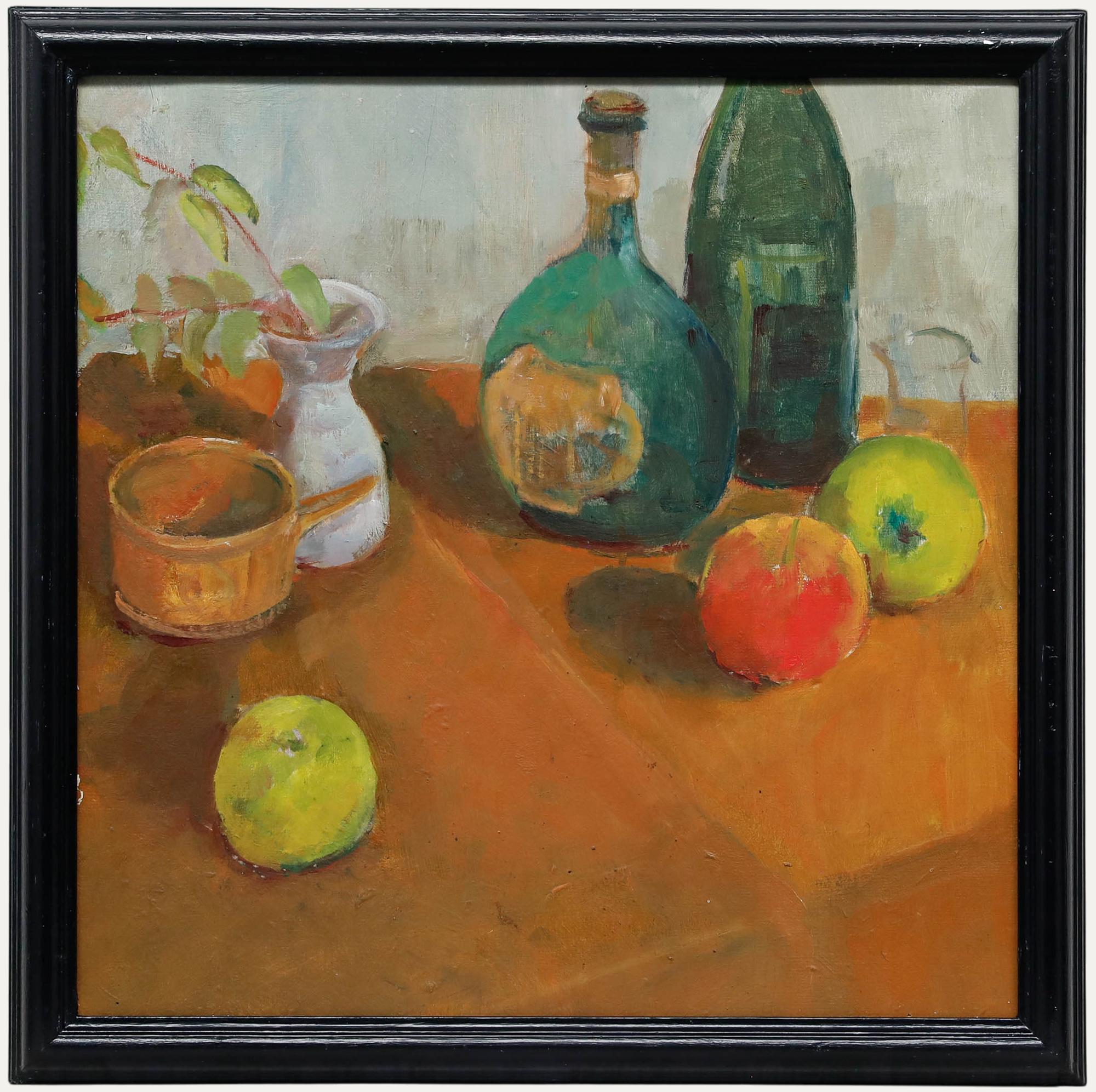 20th Century Oil - Still Life with Apples