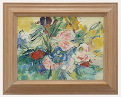 Olio del XX secolo - Fiori d'estate