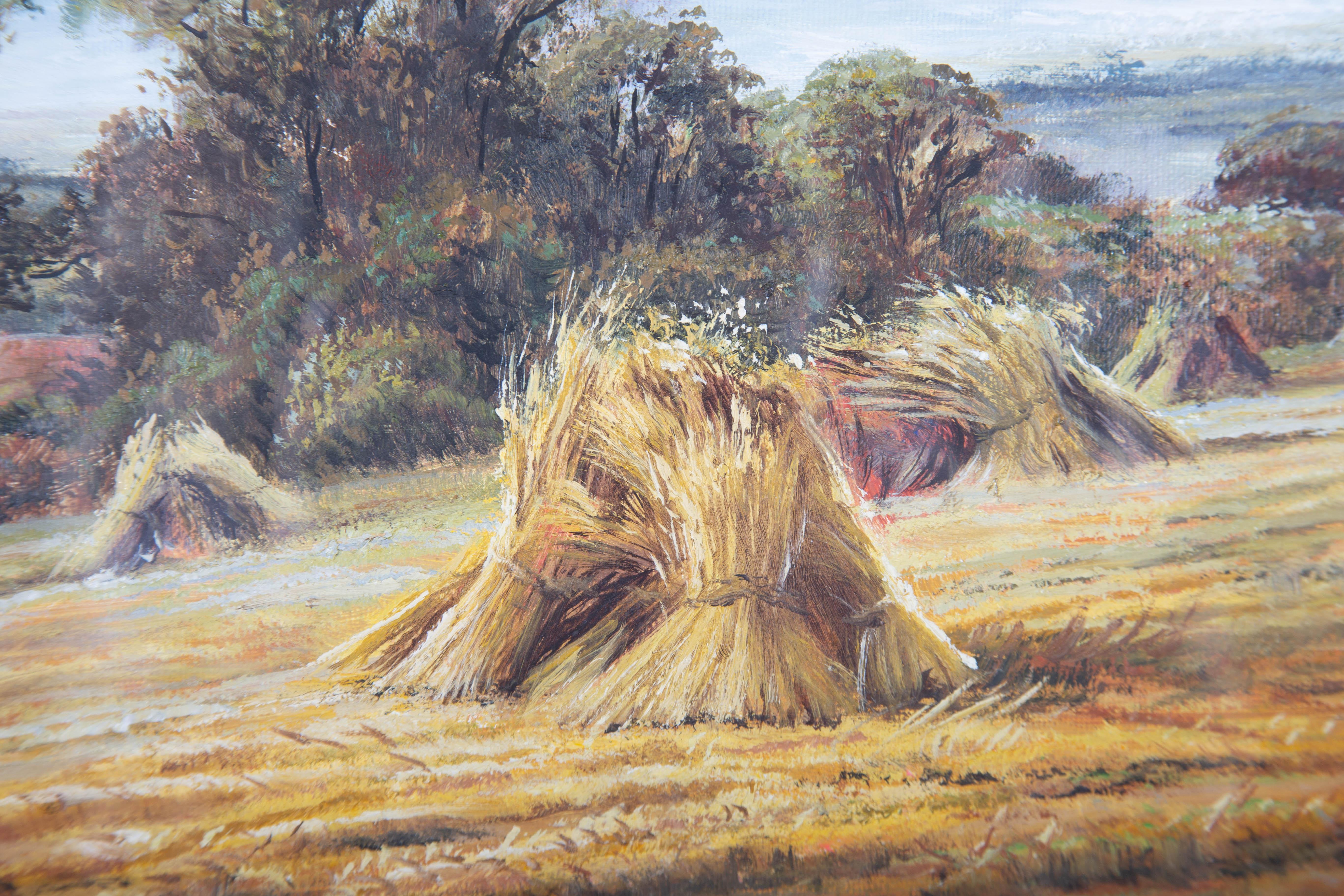 hay bales painting monet