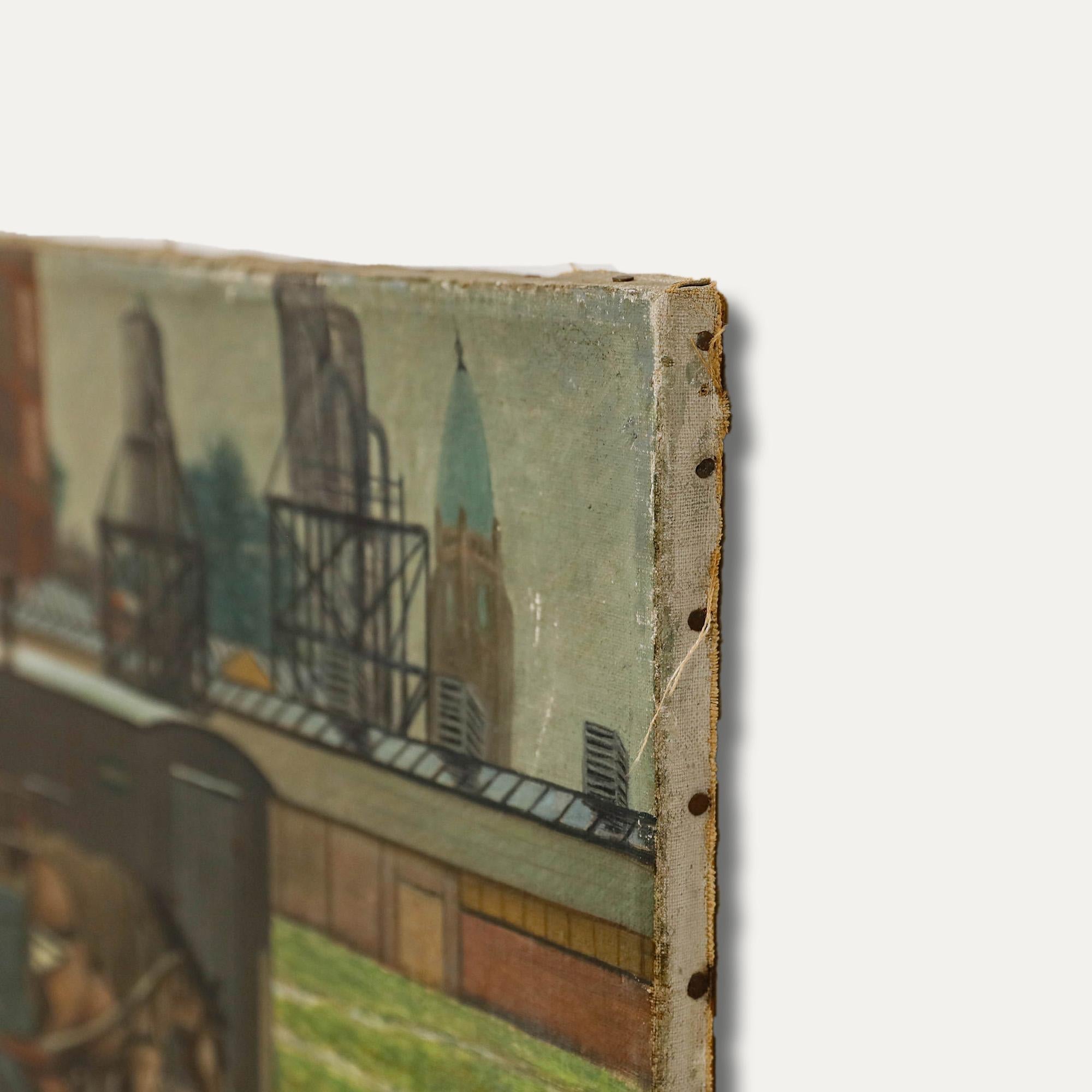 Huile du 20e siècle - Le cheval de commission en vente 1