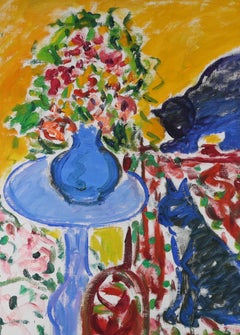 20th Century Oil - Two Blue Cats