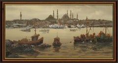 20th Century Oil - View of Istanbul