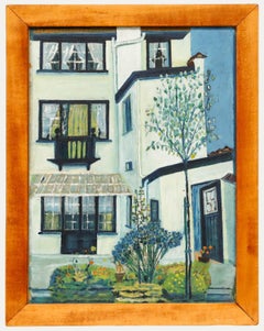 Öl des 20. Jahrhunderts - Villa im Sommer