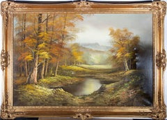 Huile du XXe siècle - Jour après-midi jaune