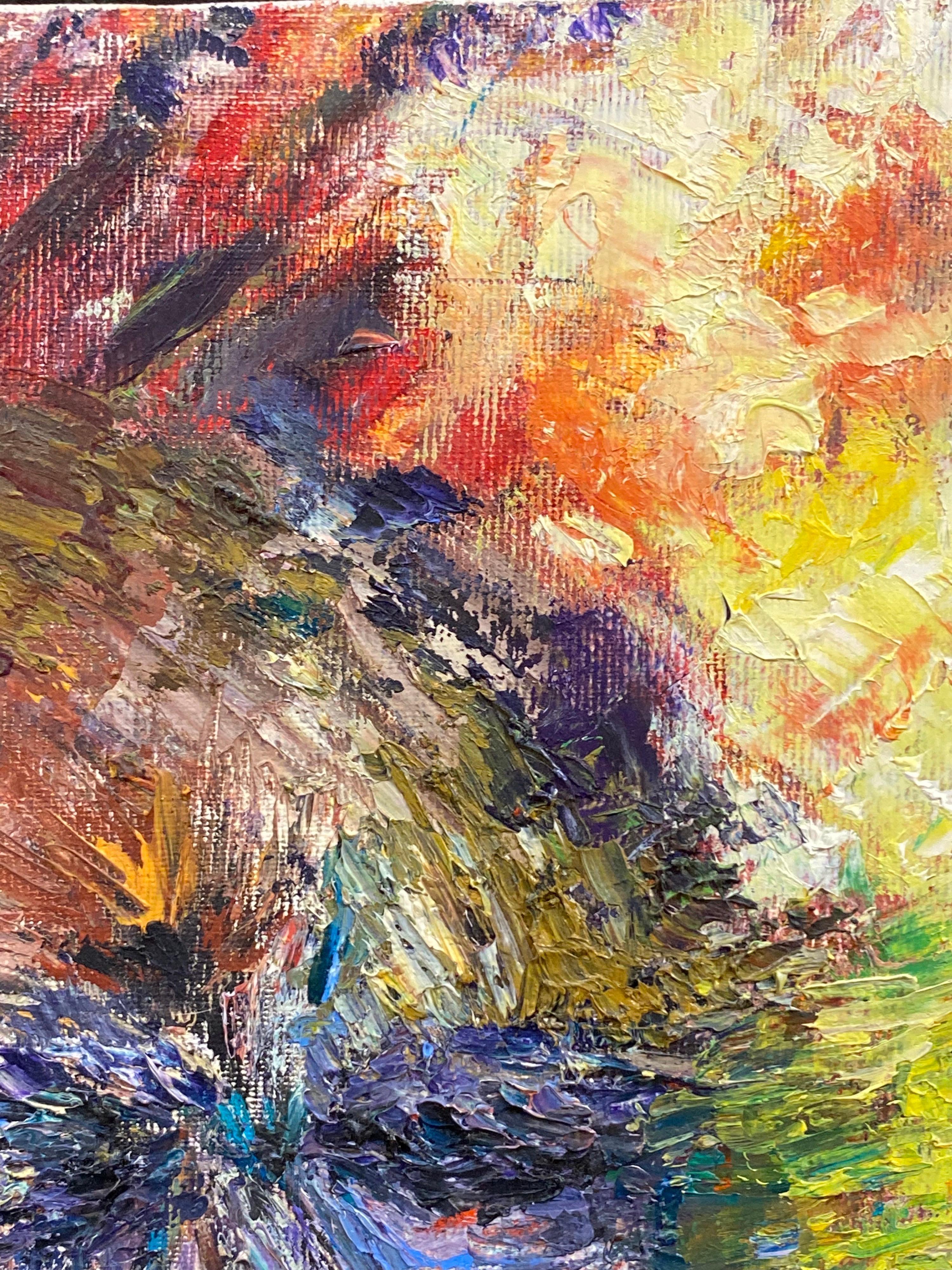 20. Jahrhundert Original Französisch Expressionist Porträt Ölgemälde im Angebot 1