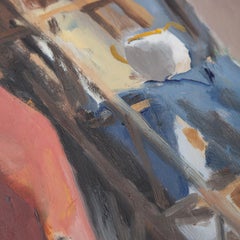 20th Century Painting of a Colourful Interior Scene