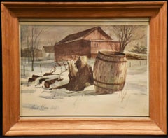 20th Century Signed Marie Oil on Board