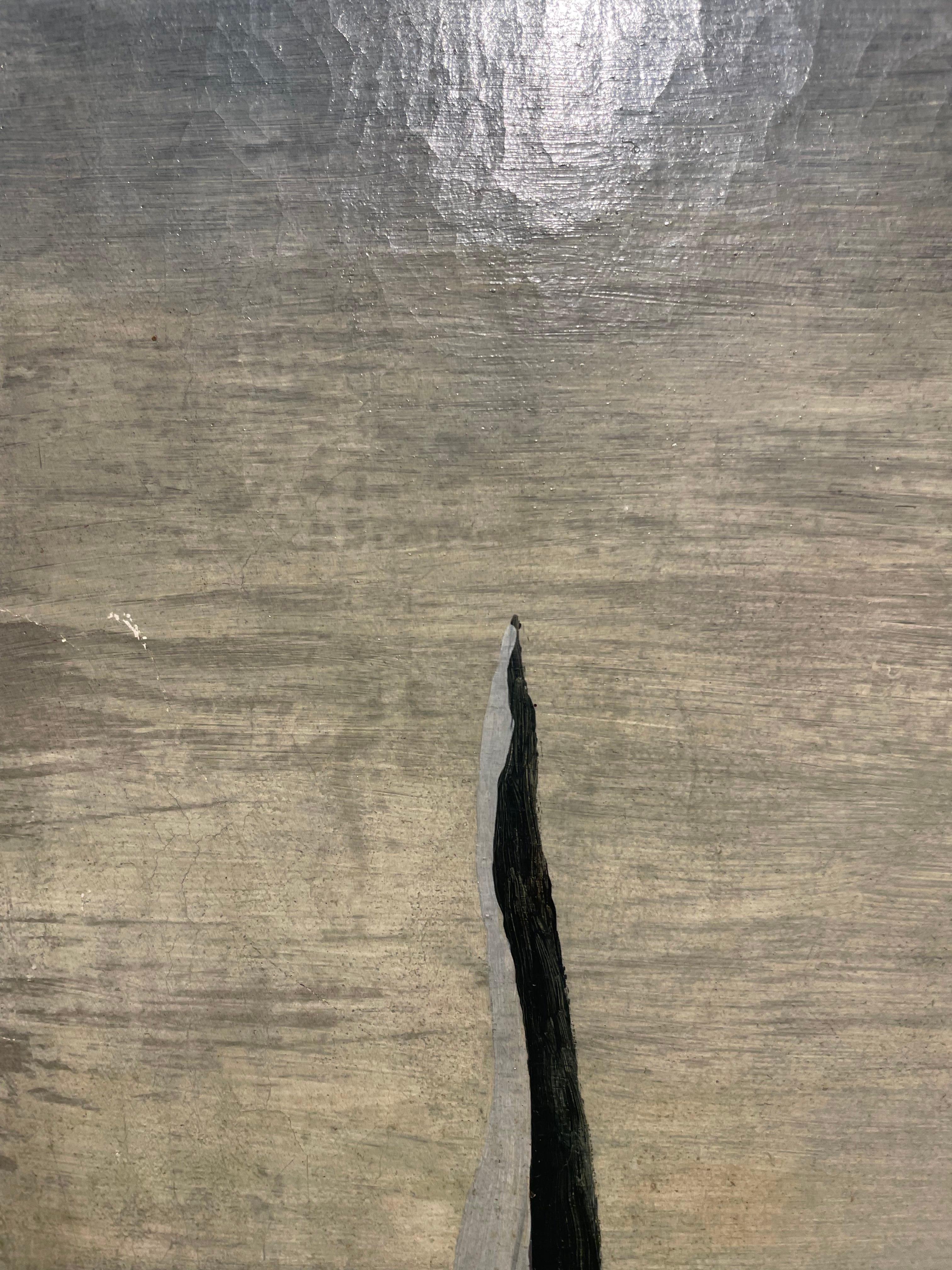 Paesaggio surrealista del XX secolo dipinto ad olio in vendita 9