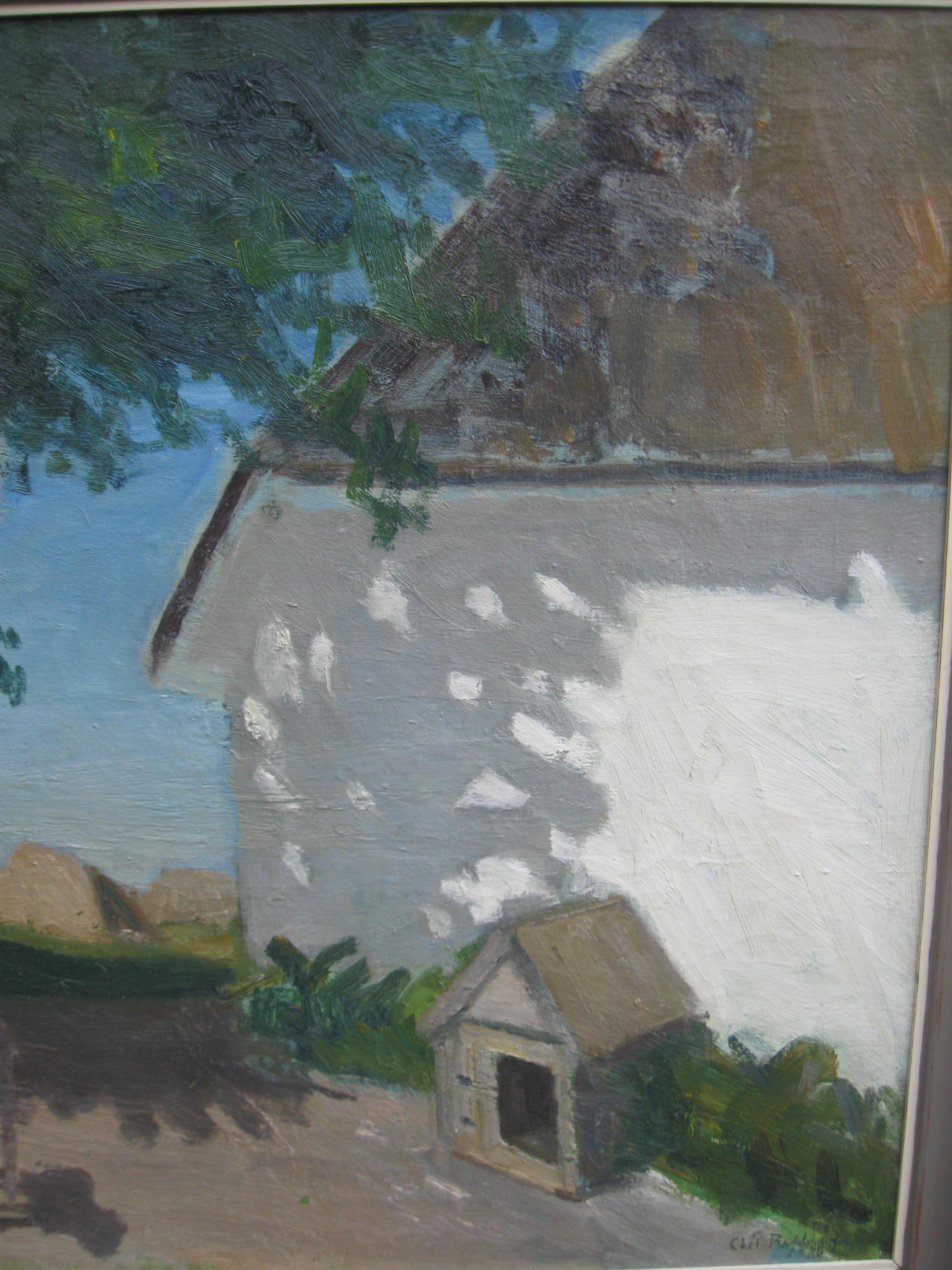 Óleo modernista del siglo XX 