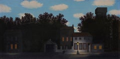 21st c. Painting After Magritte "The Empire of Light II" Oil Paint on Canvas