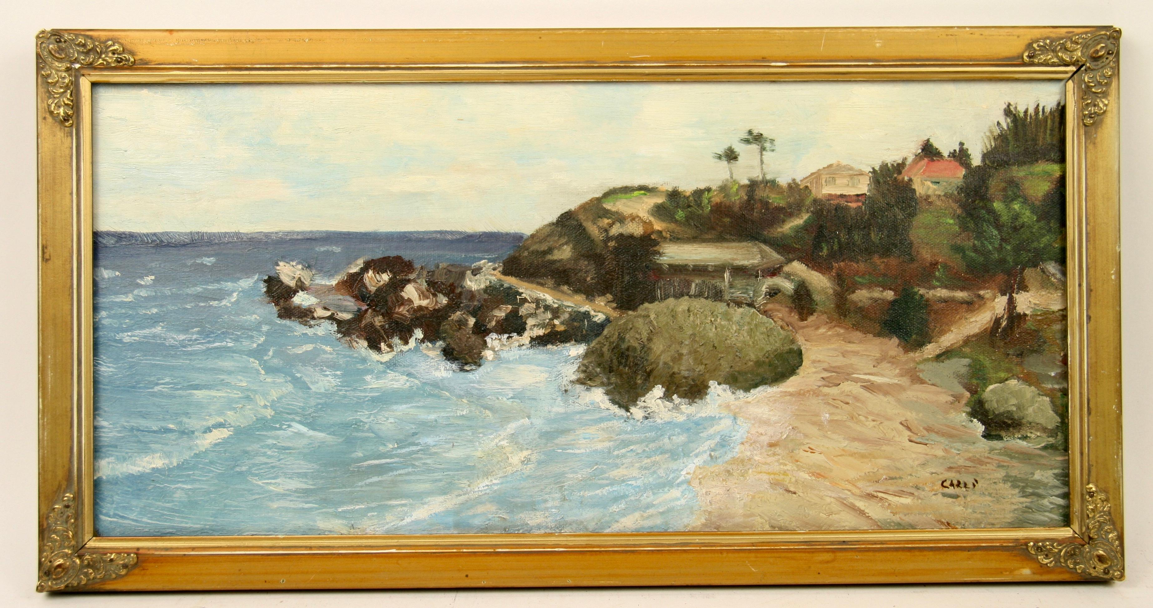 coastline painting
