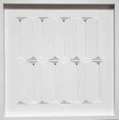 8 pos. 
neg. built rectangles - contemporary modern abstract painting relief