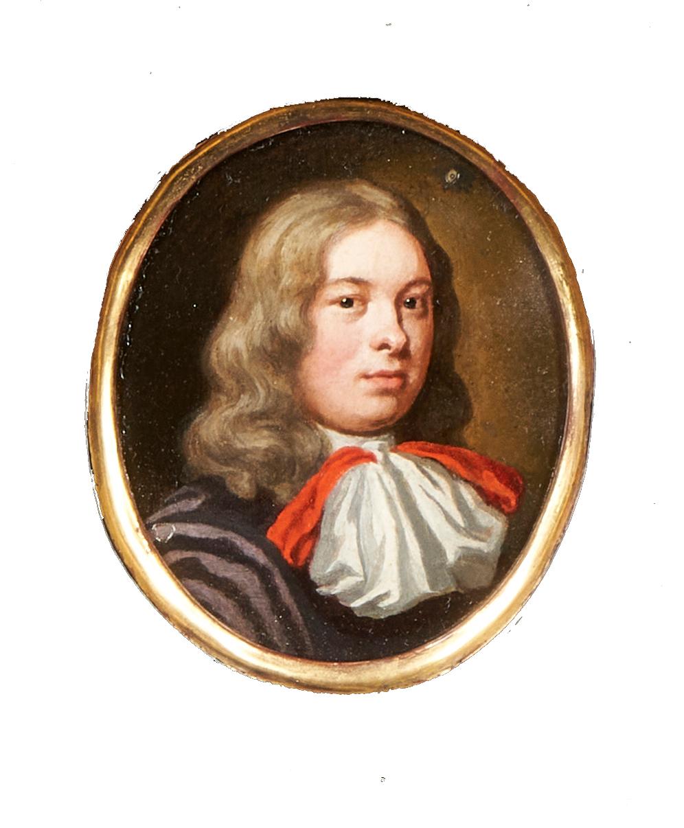 A 17th century Dutch School portrait. - Painting by Unknown