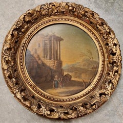 A 19th-century Painting of Classical Ruins