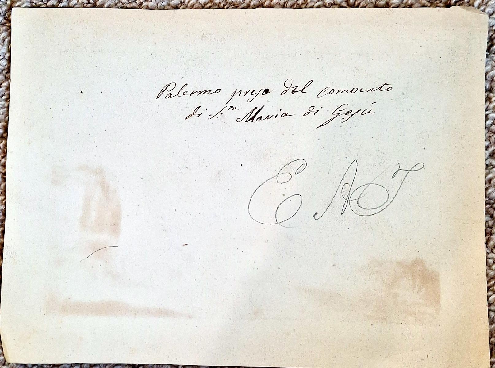 A 19th-Century Vista of Palermo and Monte Pellegrino For Sale 1