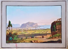 A 19th-Century Vista of Palermo and Monte Pellegrino