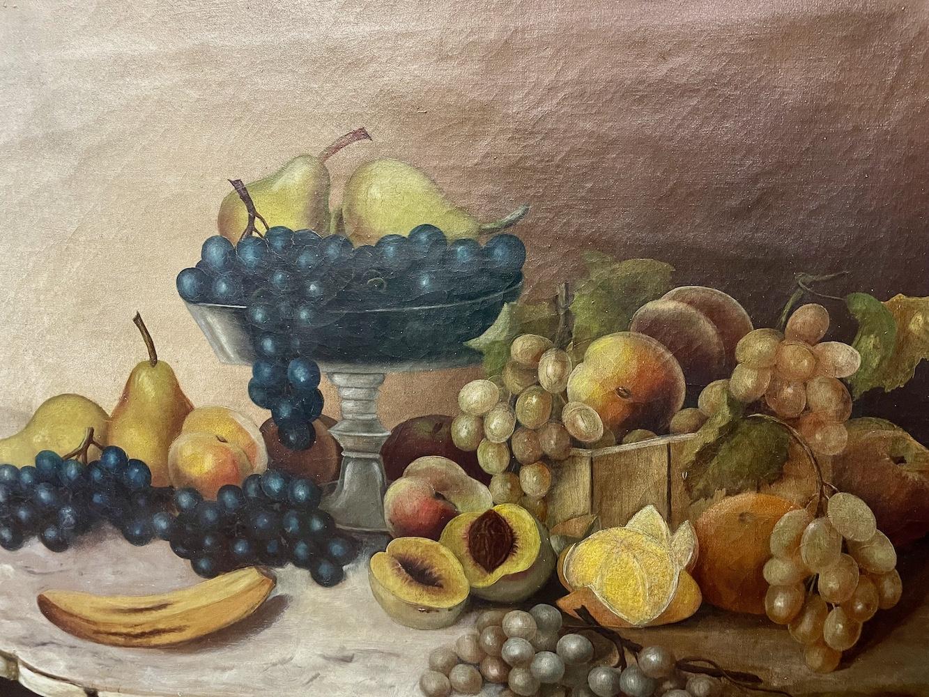Un modèle du 19e siècle. Fantasme de l'abondance - Painting de Unknown