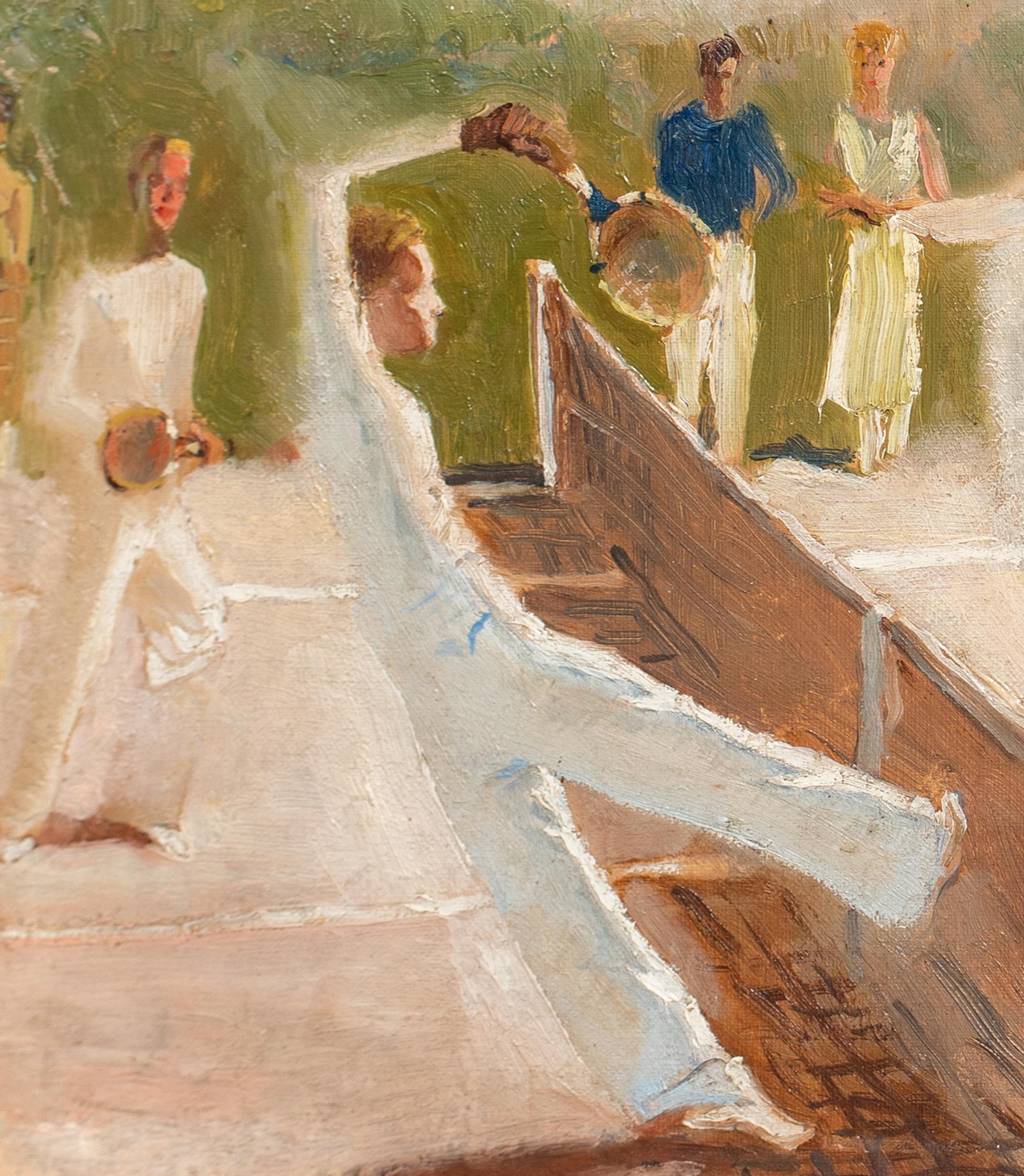 Doppio maschile, Tennis Club, 1930 circa  English School 6