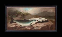 Un bracelet de saumon par Rover Spey, Écosse 19ème siècle John Bucknell RUSSELL