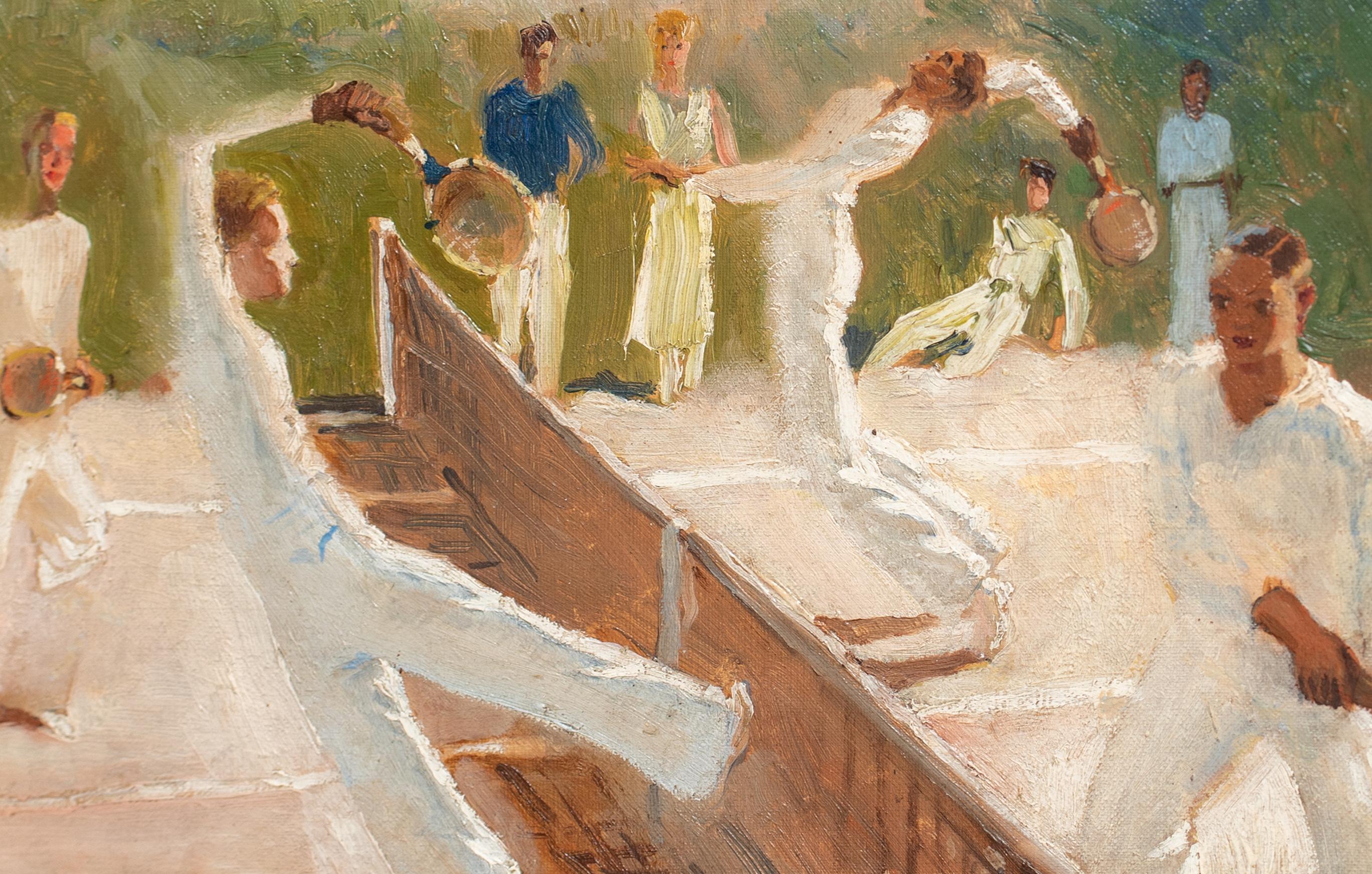 Doppio maschile, Tennis Club, 1930 circa  English School 1