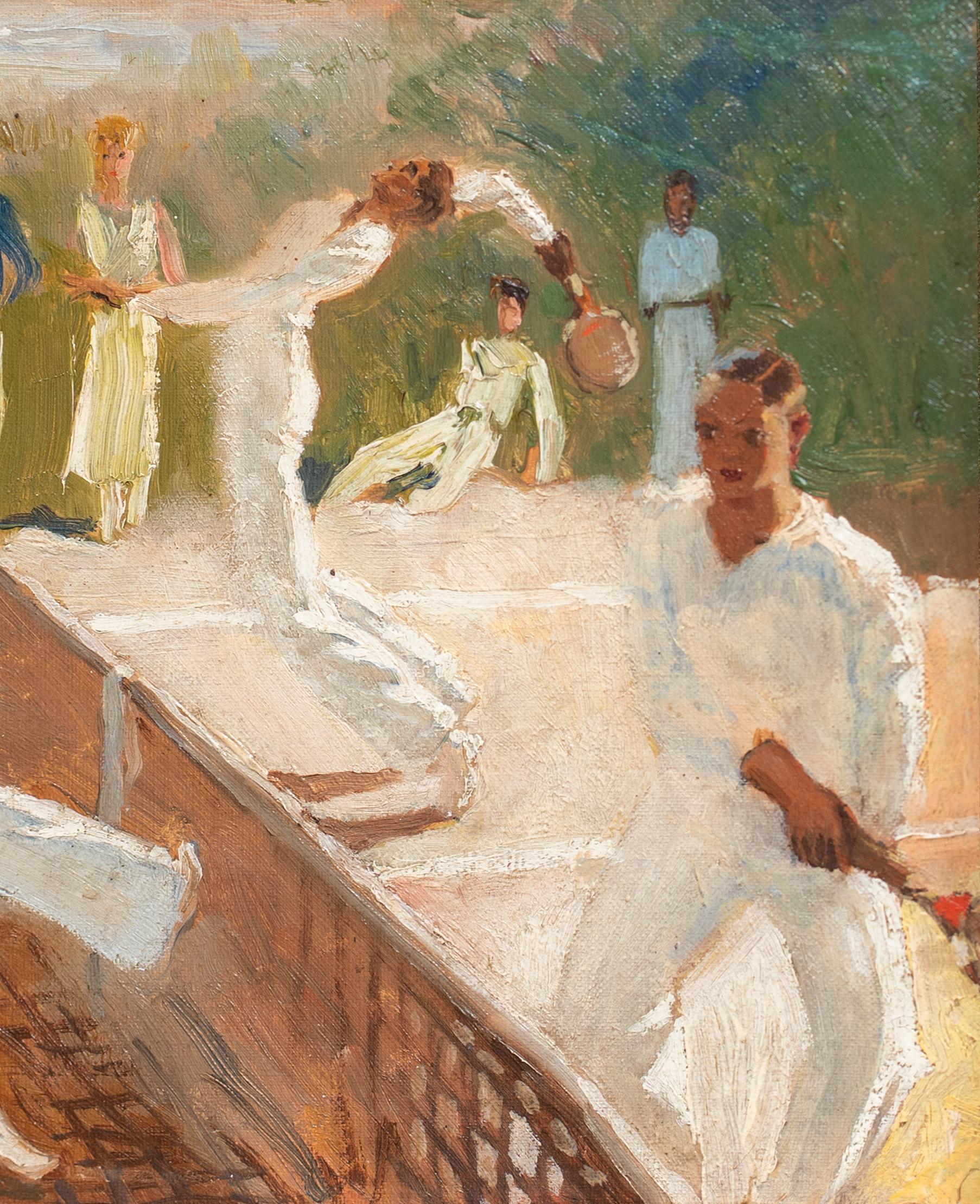 Doppio maschile, Tennis Club, 1930 circa  English School 2