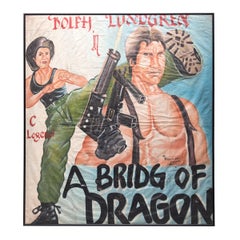 "A Bridge of Dragon, " Hand-Painted Ghanaian Movie Poster