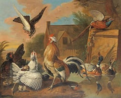 A concert of birds in a landscape - Anglo-Dutch School