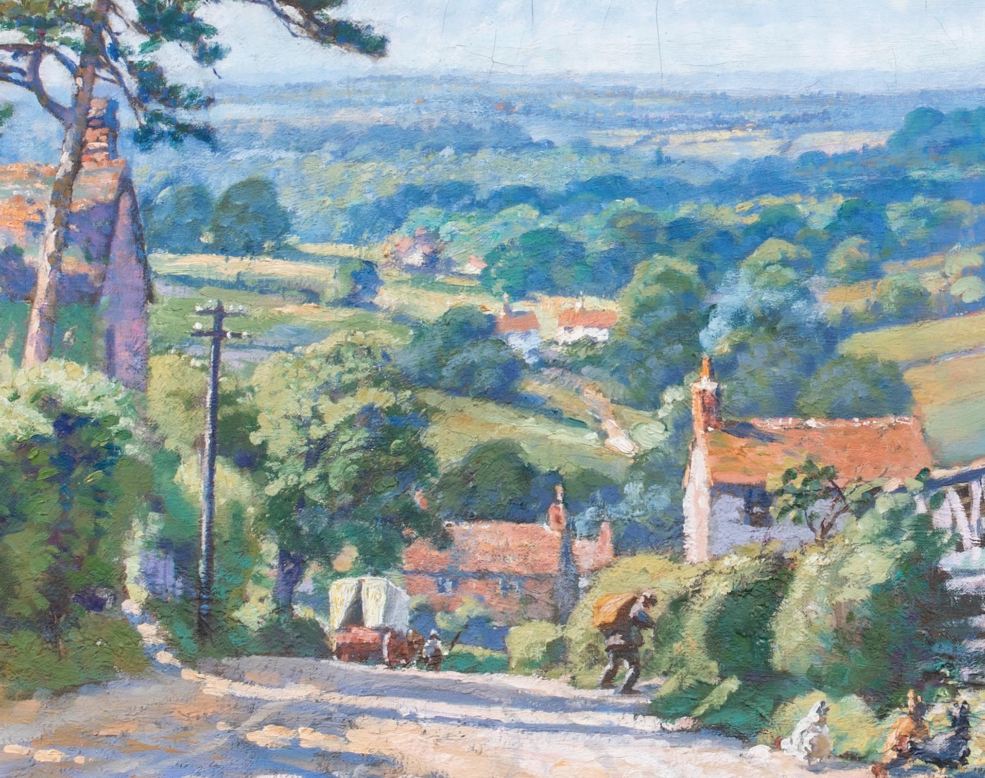 A Country Lane, Somerset, dated 1939  by THOMAS WILLIAM ARMES (1894-1963) For Sale 2