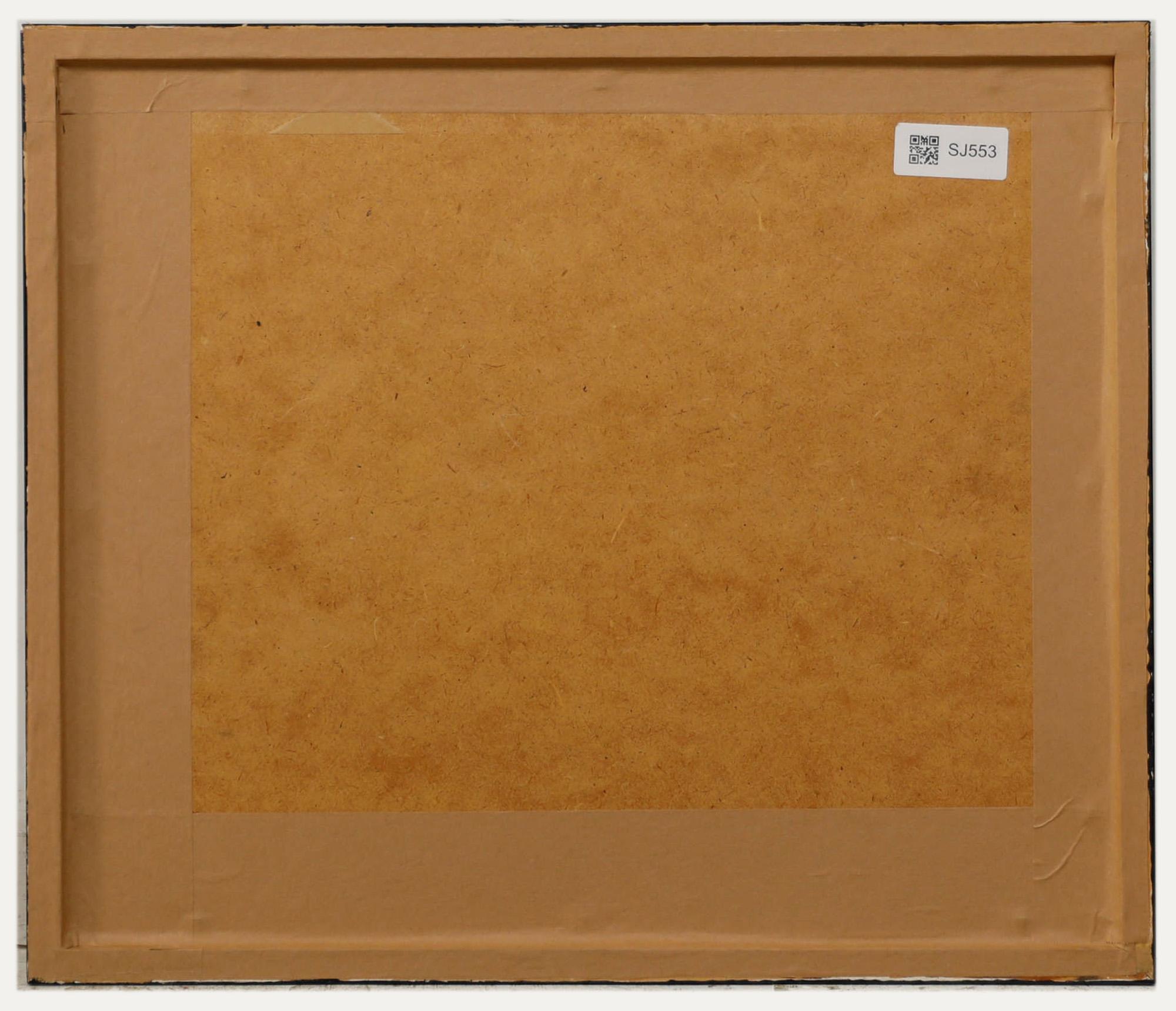 A. L.  - Milieu du XXe siècle Huile, hommage à Matthew Smith - Beige Nude Painting par Unknown
