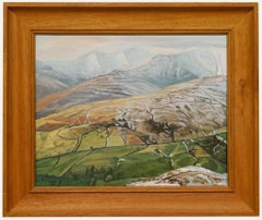 A. Mason  - 1996 Oil, View of The Mountains