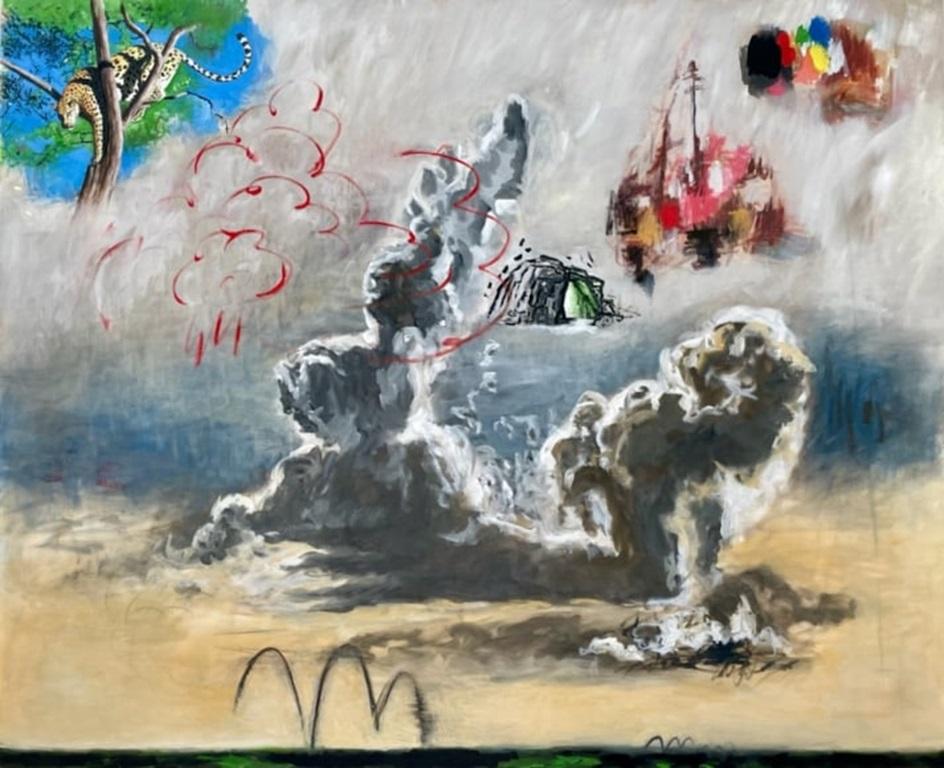 Unknown Landscape Painting - A Never Finished Light, Oil on canvas Painting by Kenneth Craft, 2023