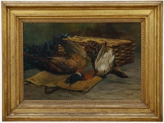 Antique A. Newboult  - 1901 Oil, The Day's Bag