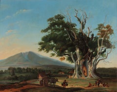 A pair of Indonesian Landscapes, by Charles Legrain (19th century)