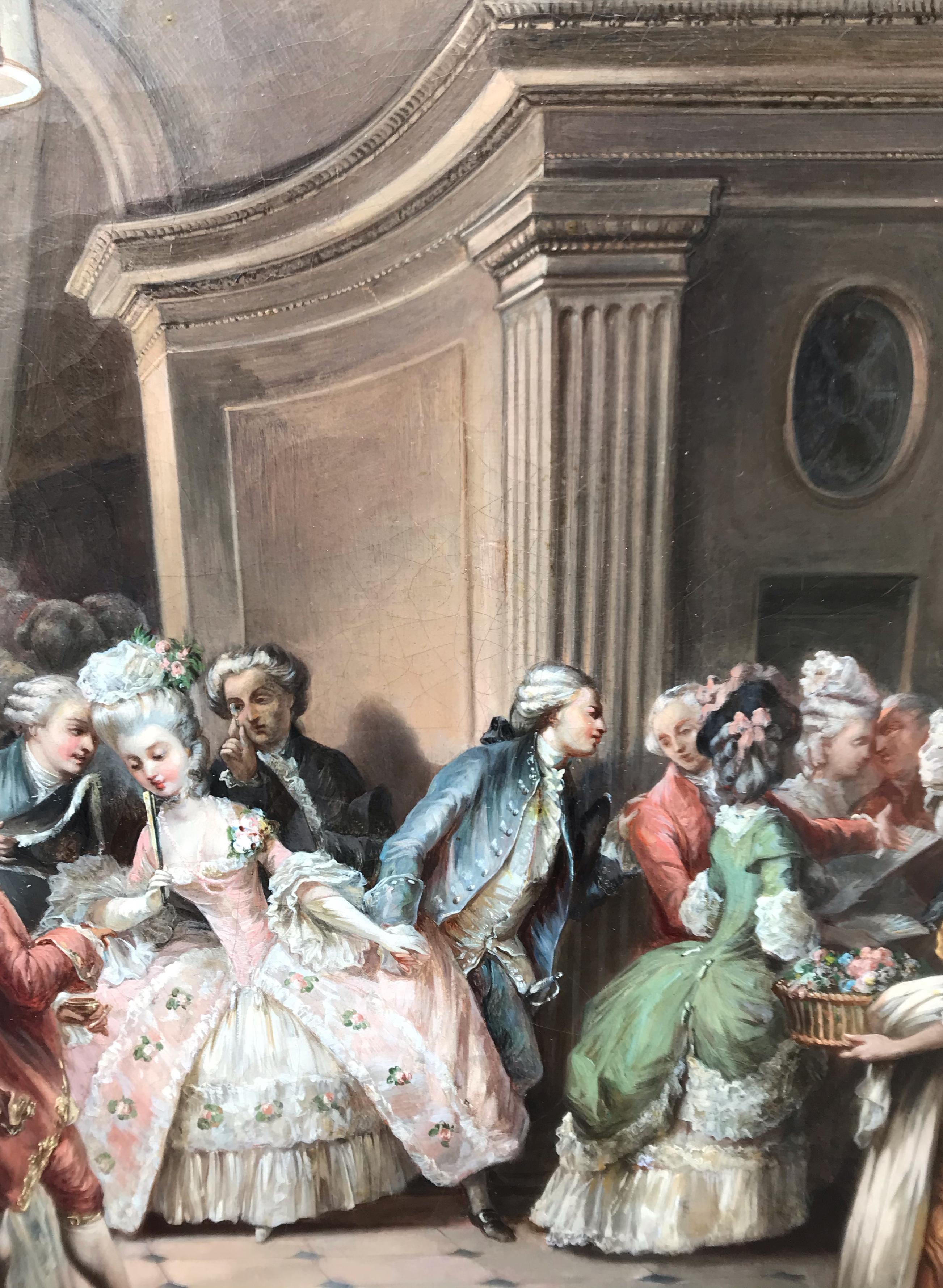 Eine Party zum Schloss im 18. Jahrhundert im Angebot 4