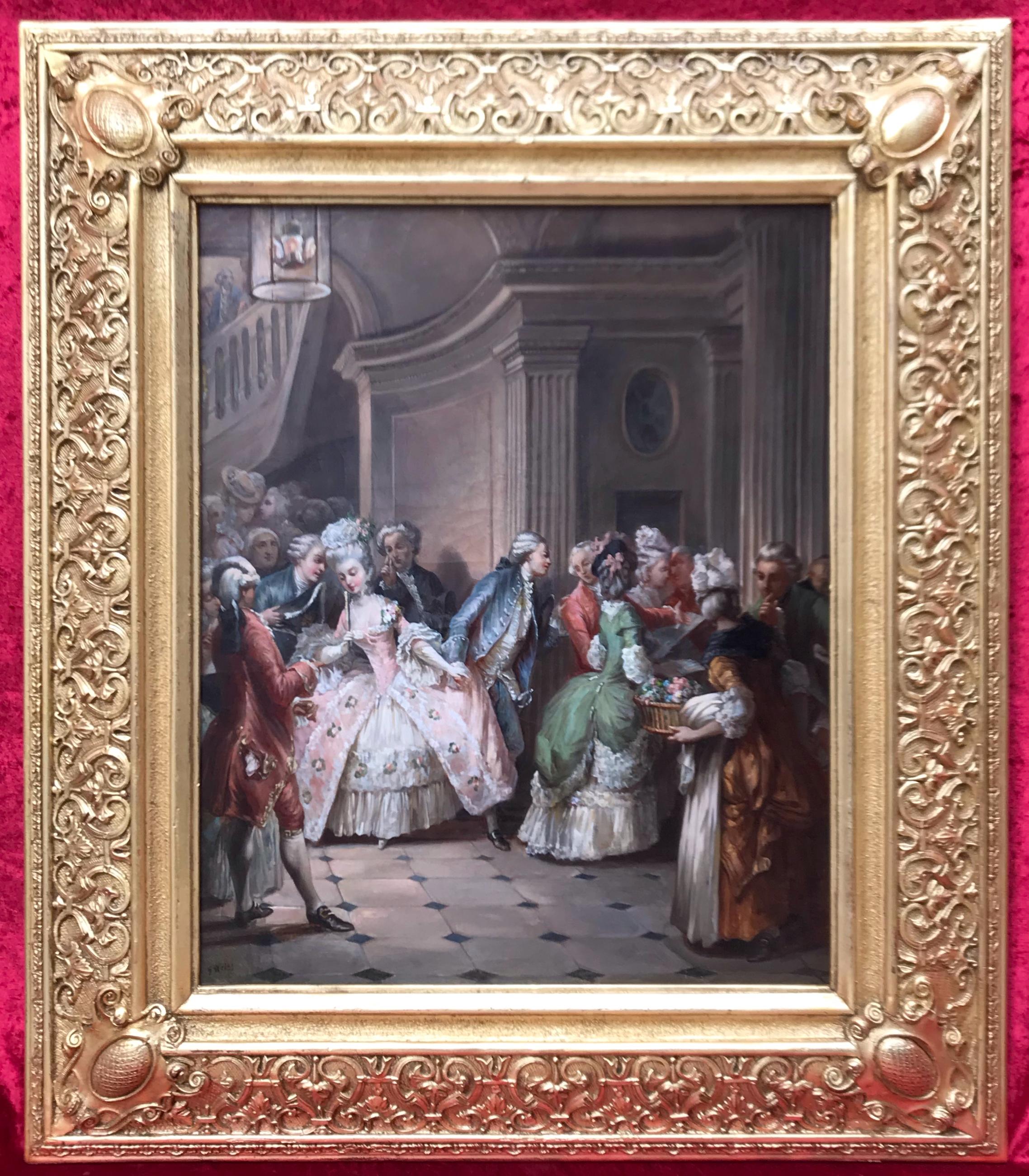 Una fiesta en el castillo en el siglo XVIII