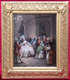 A Party To The Castle in 18th Century