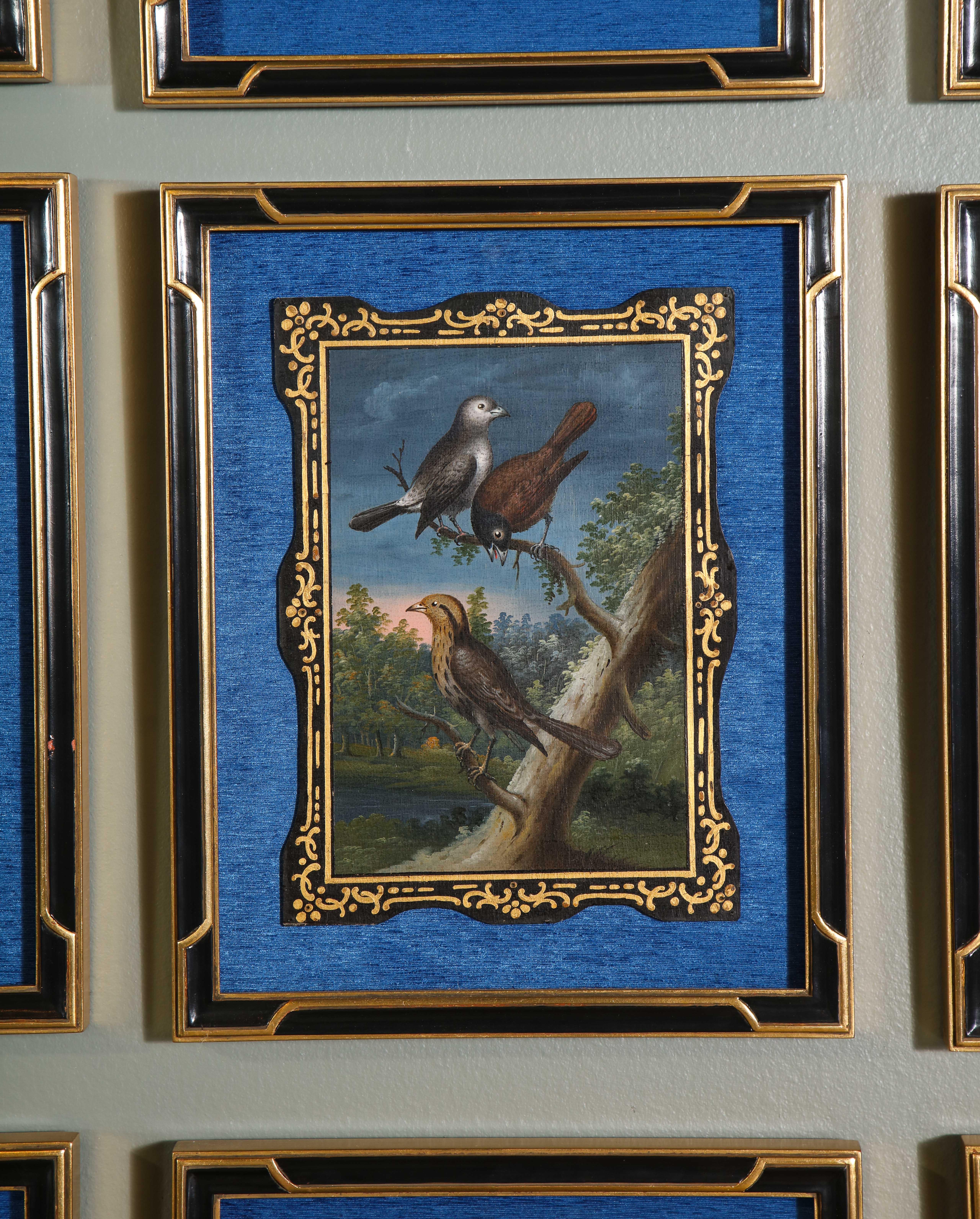 A Rare and Important Set of 28 Paintings Depicting Assorted Bird Species 1