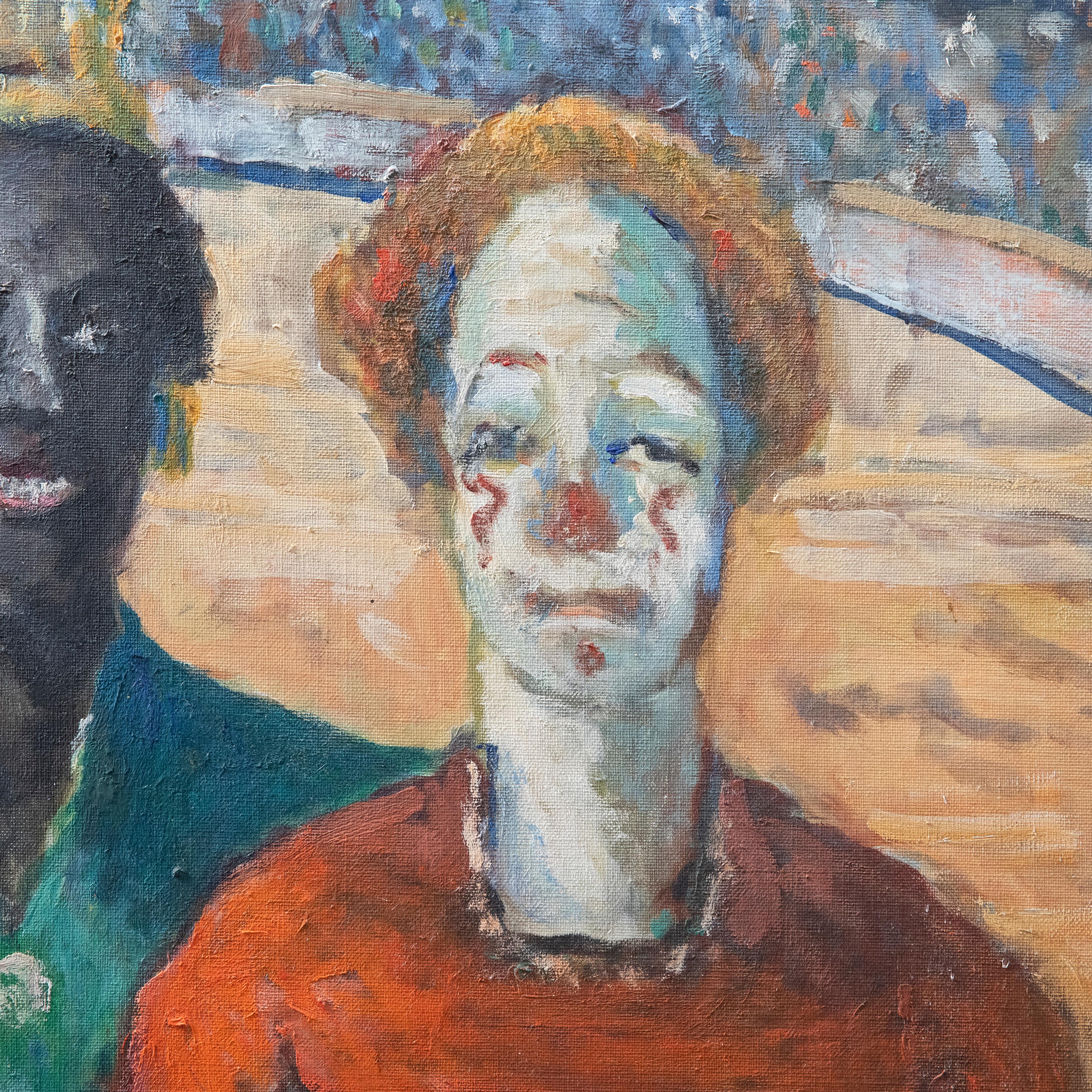 A. Sabran - 20th Century Oil, Circus Performers For Sale 1