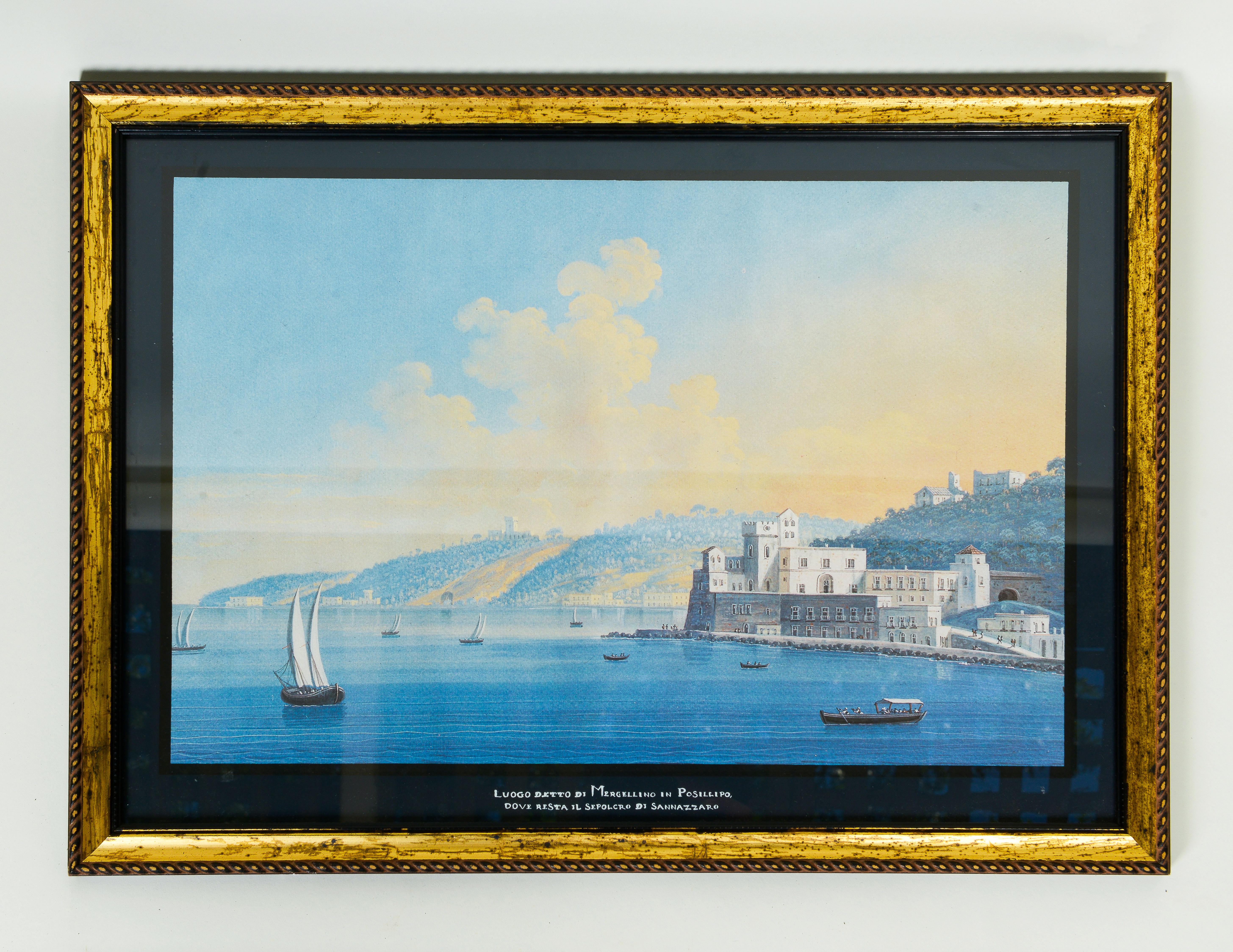 A Set of Eight Views of Naples For Sale 3