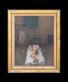 Ein schlafender Akt, datiert 1968 von EDMUND FAIRFAX-LUCY (1945-2020)