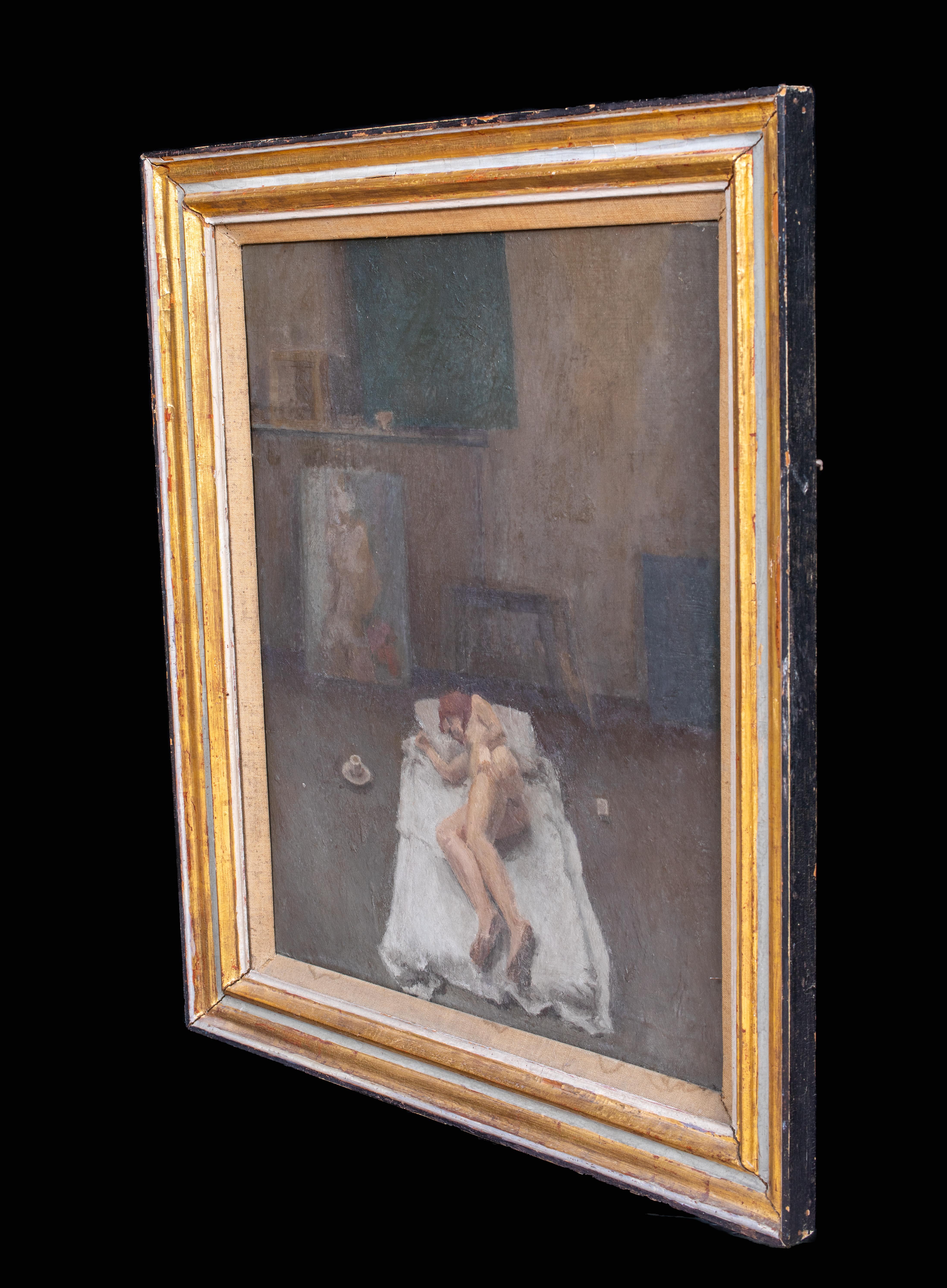 A Sleeping Nude, dated 1968   by EDMUND FAIRFAX-LUCY (1945-2020) For Sale 3