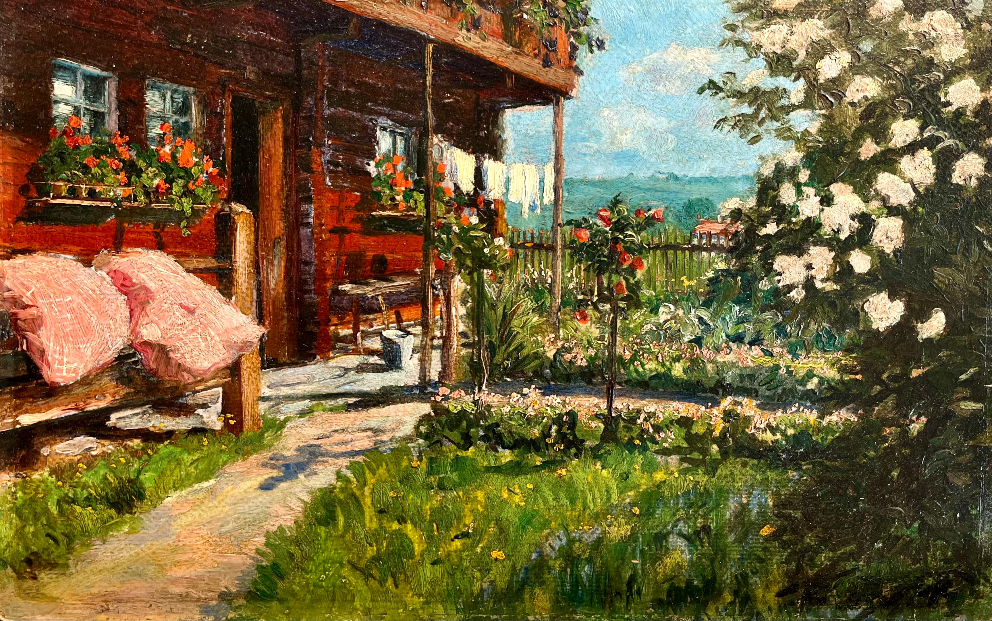 Una giornata di primavera in veranda