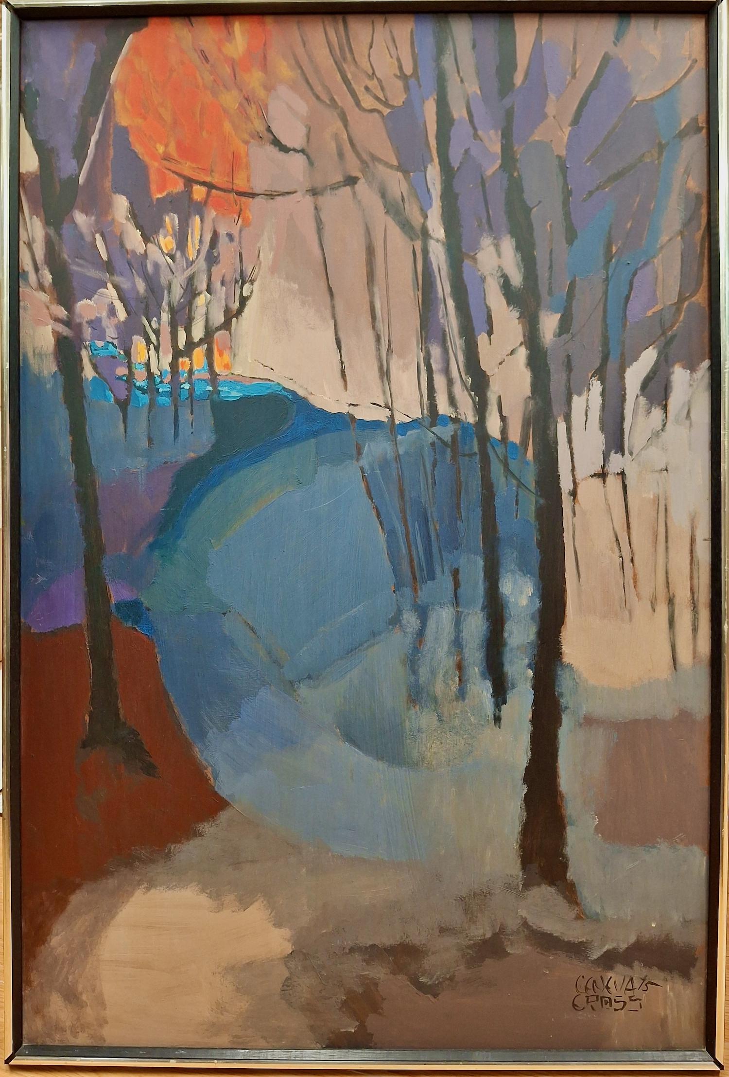 Unknown Abstract Painting - A Summer's Sunset