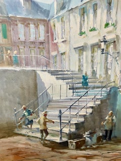 A Sunlit European Cityscape