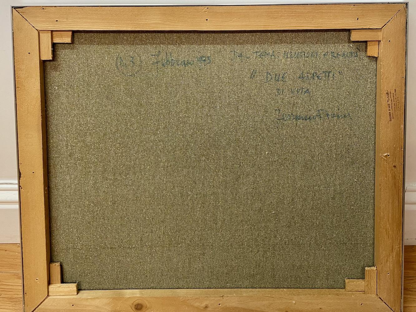 Sei pronto per un po' di auto-riflessione? Alcuni suggerimenti intriganti sull'origine di questo dipinto, scritti a mano sul retro, potrebbero darti il via. 