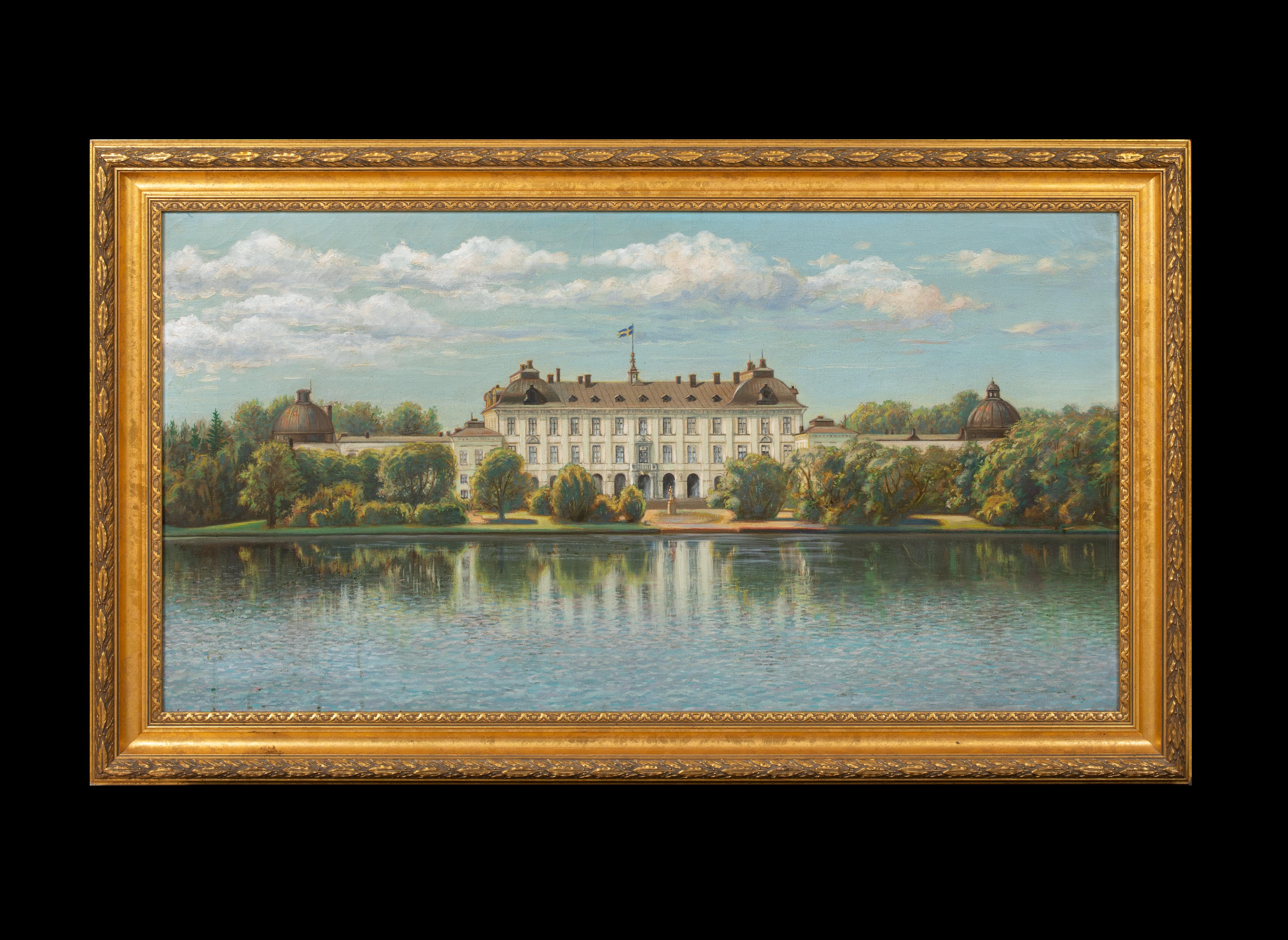 Palacio Real de Drottningholm, Estocolmo, Suecia, siglo XIX  Escuela Europea - Painting de Unknown
