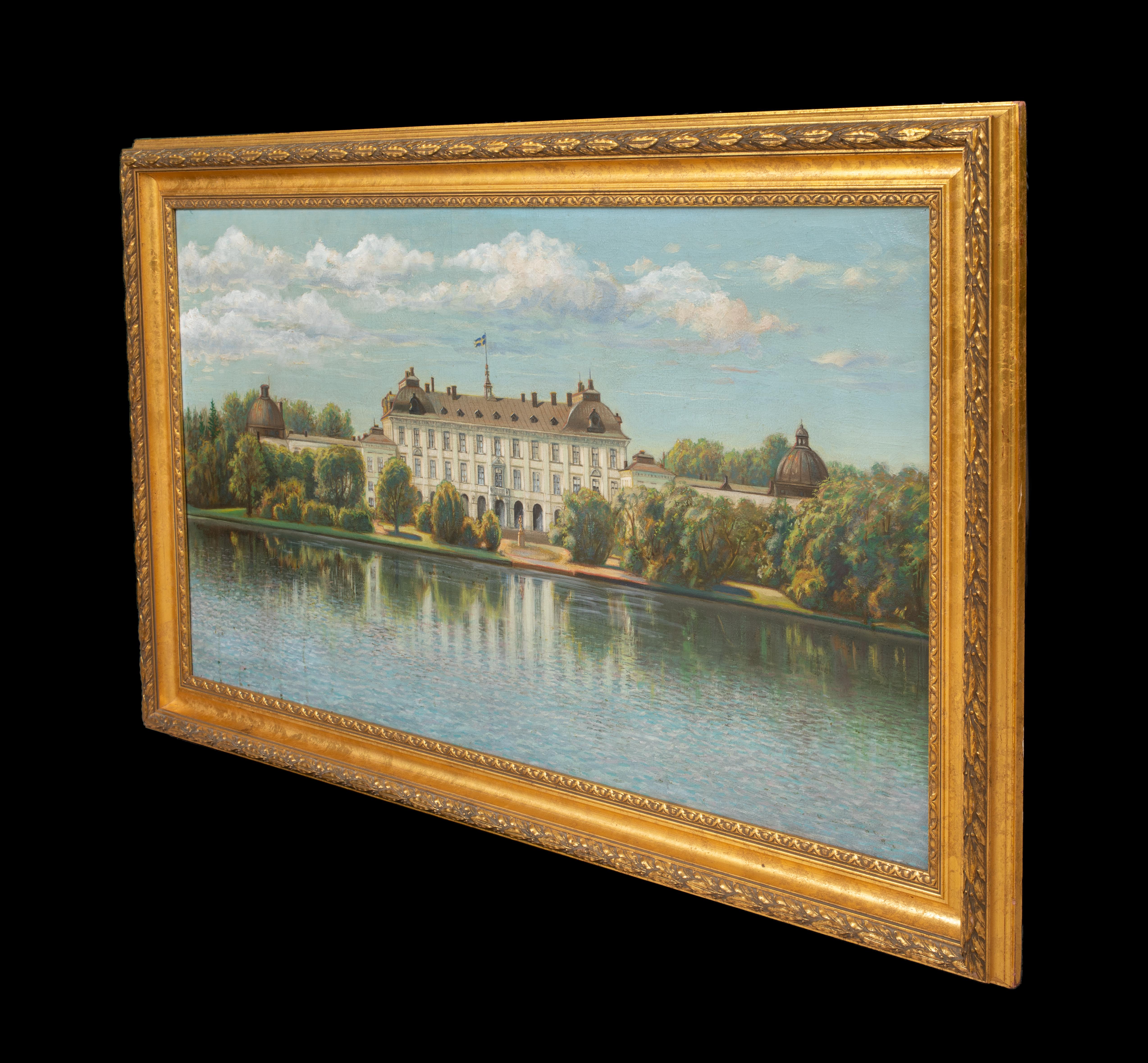 Palacio Real de Drottningholm, Estocolmo, Suecia, siglo XIX  Escuela Europea en venta 4