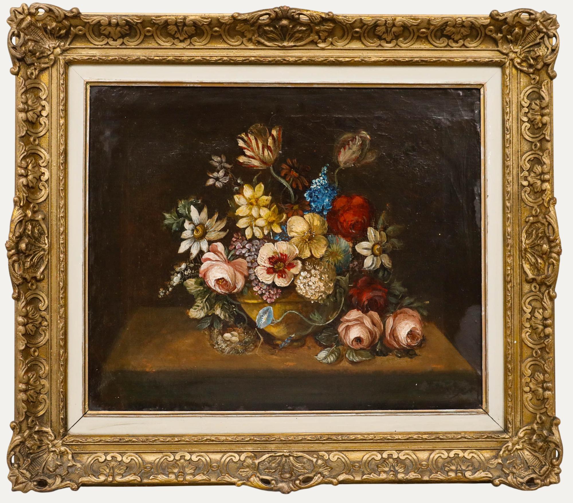 A. Werber - Early 20th Century Oil, A Beautiful Bloom