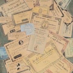 A.A. Lejeune - 19th century Napoleon still life painting - Trompe l’oeil